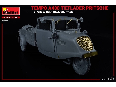 Tempo A400 Tieflader Pritsche 3-wheel Beer Delivery Truck - zdjęcie 24