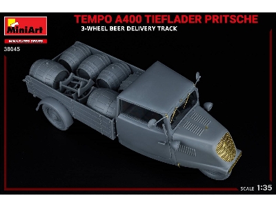 Tempo A400 Tieflader Pritsche 3-wheel Beer Delivery Truck - zdjęcie 26