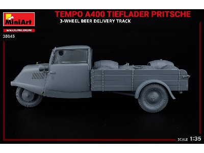 Tempo A400 Tieflader Pritsche 3-wheel Beer Delivery Truck - zdjęcie 27