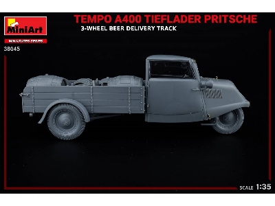 Tempo A400 Tieflader Pritsche 3-wheel Beer Delivery Truck - zdjęcie 28