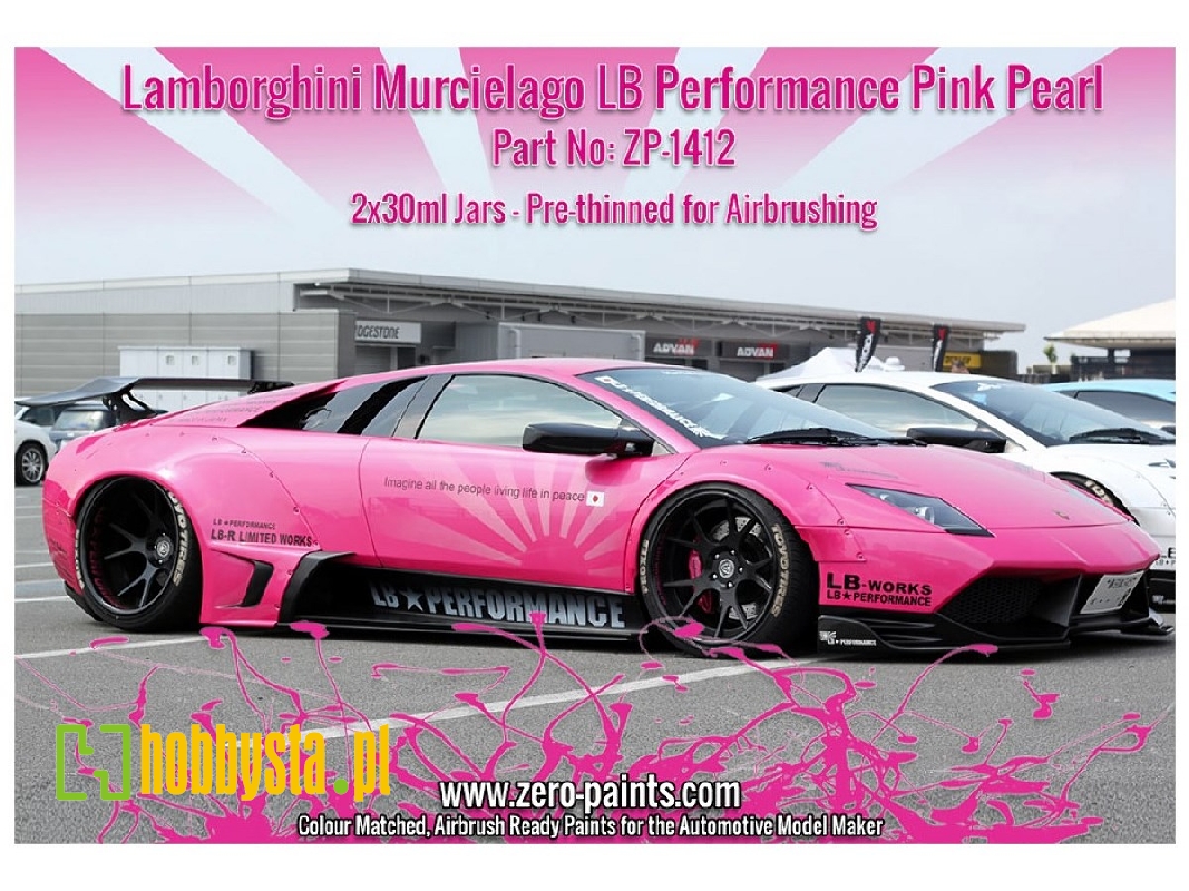 1412 Lamborghini Murcielago Lb Performance Pink Pearl - zdjęcie 1 1412 Lamborghini Murcielago Lb Performance Pink Pearl - zdjęcie 1