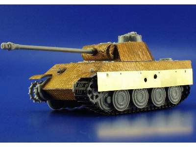  Schurzen Panther Ausf. F/G 1/72 - Hasegawa - blaszki - zdjęcie 4