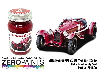 1609 Alfa Romeo 8c 2300 Monza Rosso - zdjęcie 1