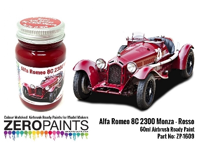 1609 Alfa Romeo 8c 2300 Monza Rosso - zdjęcie 1