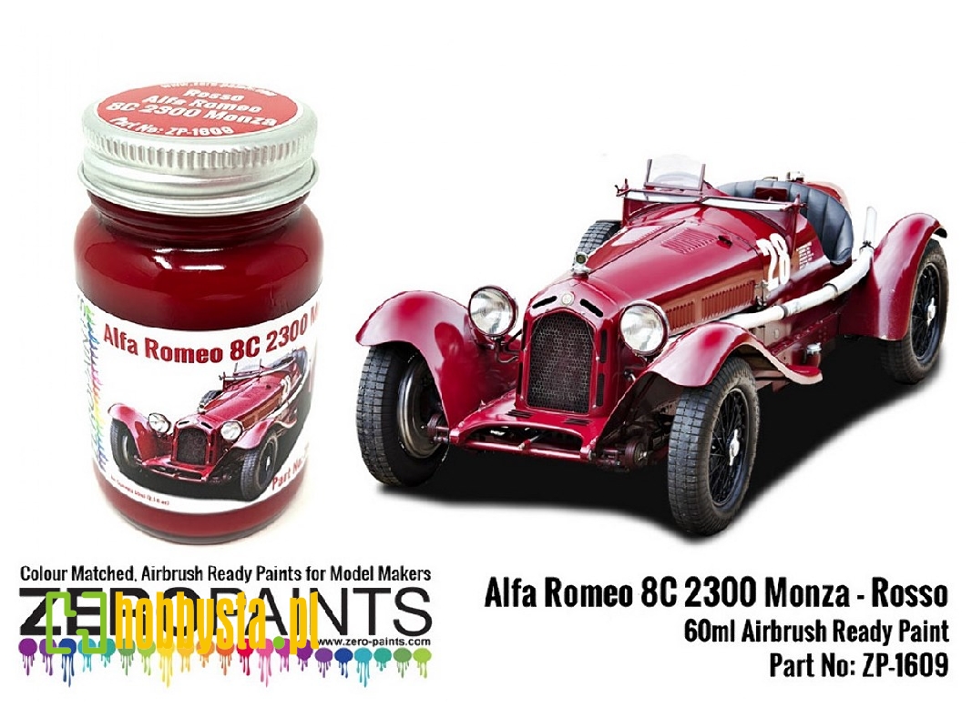 1609 Alfa Romeo 8c 2300 Monza Rosso - zdjęcie 1