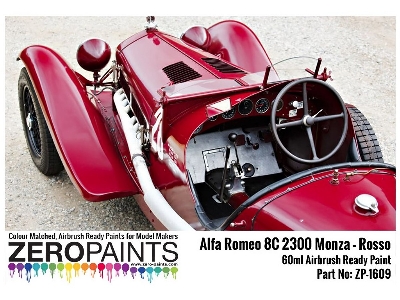 1609 Alfa Romeo 8c 2300 Monza Rosso - zdjęcie 2