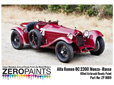 1609 Alfa Romeo 8c 2300 Monza Rosso - zdjęcie 3