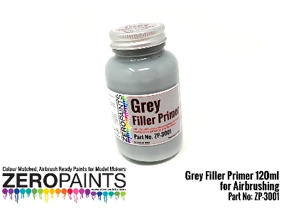 3001 - Grey Filler Primer For Airbrushing - zdjęcie 1