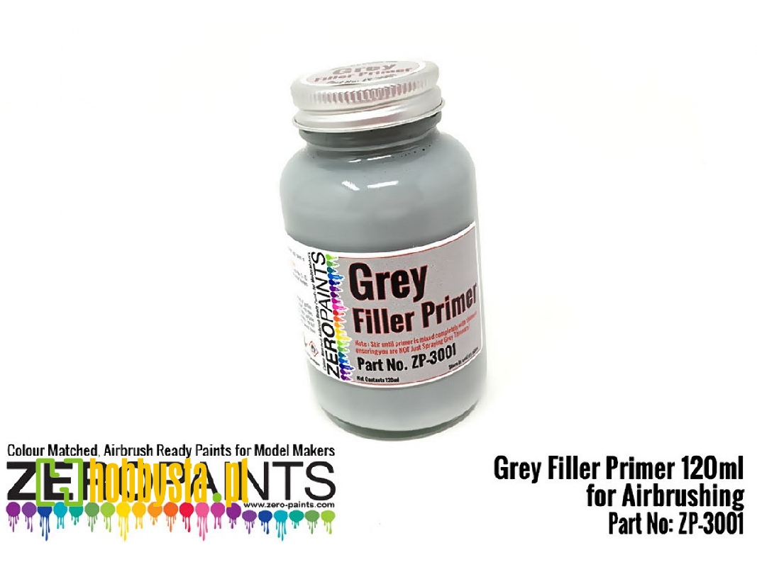 3001 - Grey Filler Primer For Airbrushing - zdjęcie 1