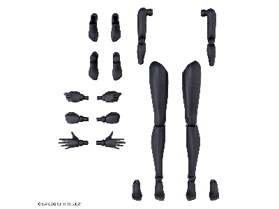 Option Body Parts - Arm And Leg Parts (White/Black) - zdjęcie 4