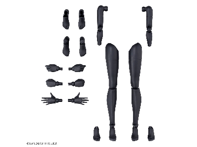 Option Body Parts - Arm And Leg Parts (White/Black) - zdjęcie 4