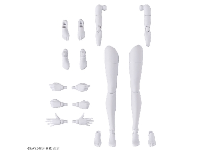 Option Body Parts - Arm And Leg Parts (White/Black) - zdjęcie 5
