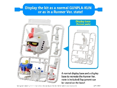 Gunpla-kun Dx Set (With Runner Ver. Recreation Parts) - zdjęcie 4