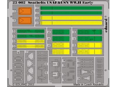  Seatbelts USAF & USN WWII early 1/24 - blaszki - zdjęcie 1