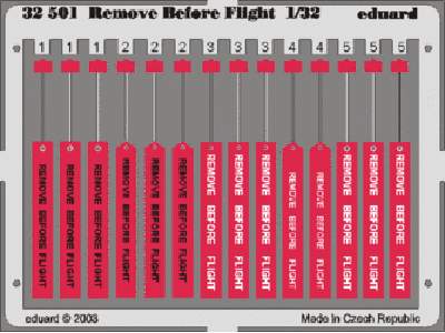  Remove Before Flight 1/32 - blaszki - zdjęcie 1