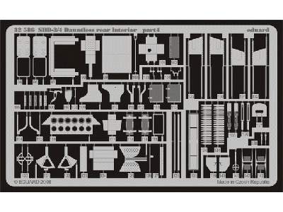  SBD-3/4 rear interior 1/32 - Trumpeter - blaszki - zdjęcie 5