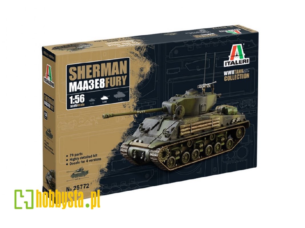 M4A3E8 Sherman Fury - zdjęcie 1 M4A3E8 Sherman Fury - zdjęcie 1