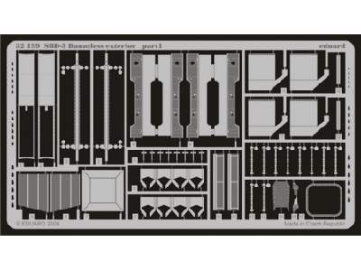  SBD-5 exterior 1/32 - Trumpeter - blaszki - zdjęcie 1