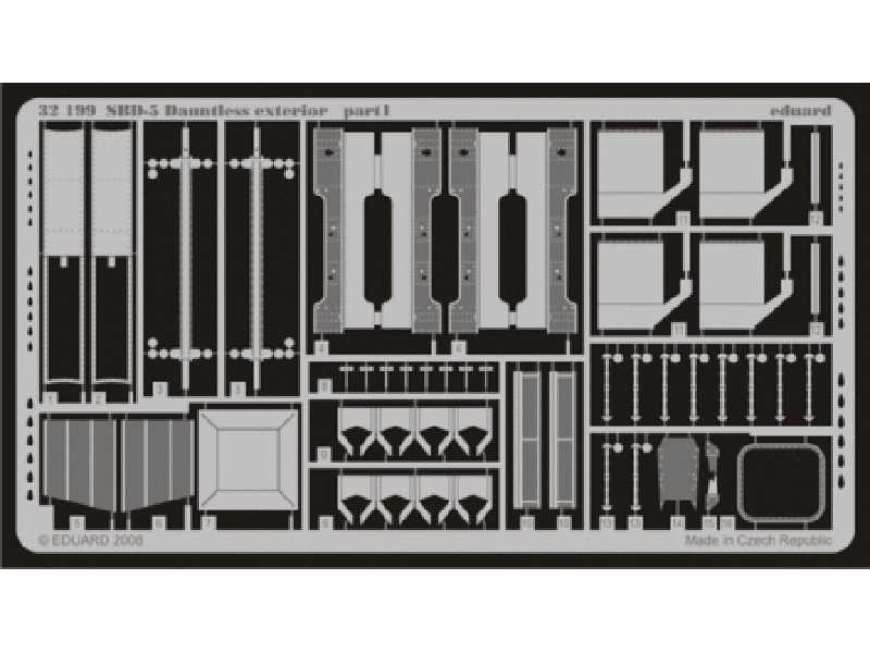 SBD-5 exterior 1/32 - Trumpeter - blaszki - zdjęcie 1 SBD-5 exterior 1/32 - Trumpeter - blaszki - zdjęcie 1