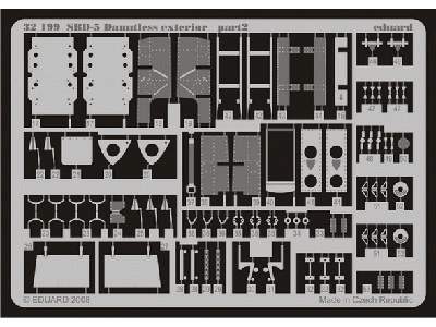  SBD-5 exterior 1/32 - Trumpeter - blaszki - zdjęcie 3