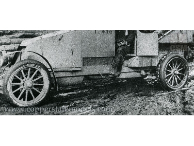 Ducasble Tyres For French Armored Car Model 1914 - zdjęcie 3