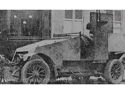 Ducasble Tyres For French Armored Car Model 1914 - zdjęcie 4