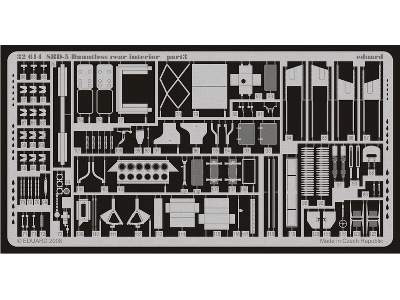  SBD-5 rear interior S. A. 1/32 - Trumpeter - blaszki - zdjęcie 4