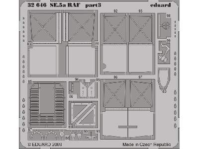  SE.5a RAF 1/32 - Trumpeter - blaszki - zdjęcie 4