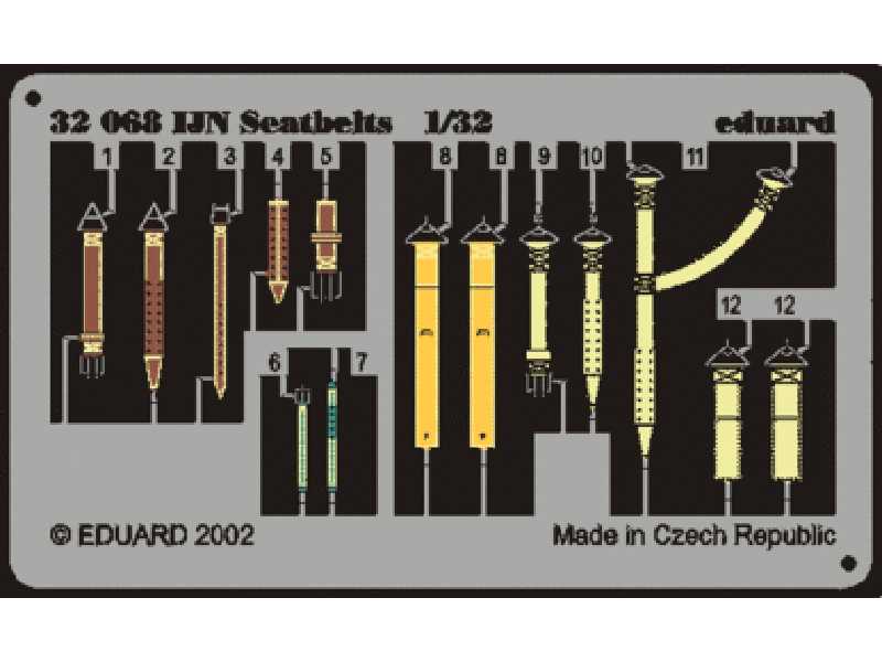  Seatbelts IJN 1/32 - blaszki - zdjęcie 1
