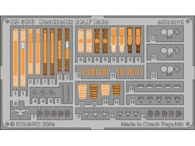  Seatbelts RAF late 1/32 - blaszki - zdjęcie 1