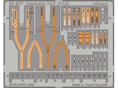  Seatbelts RAF WWII 1/32 - blaszki - zdjęcie 1