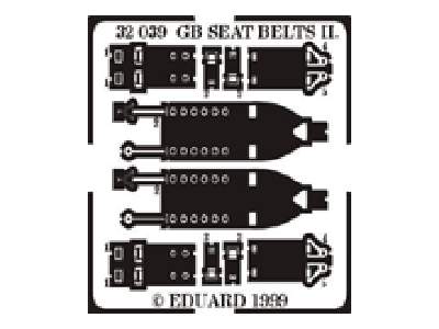 Seatbelts RAF WWII type 2 1/32 - blaszki - zdjęcie 1