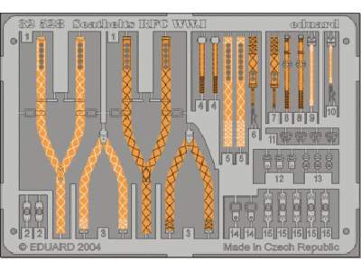  Seatbelts RFC WWI 1/32 - blaszki - zdjęcie 1