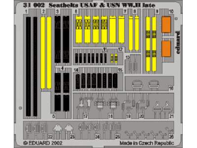  Seatbelts USAF & USN WWII late 1/32 - blaszki - zdjęcie 1