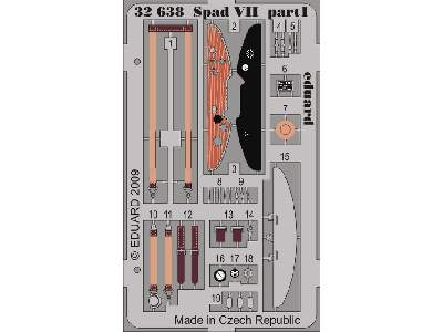  Spad VII S. A. 1/32 - Roden - blaszki - zdjęcie 2