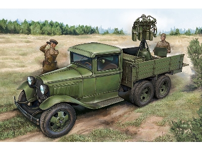 Gaz-aaa With Quad Maxim Aa Gun - zdjęcie 1