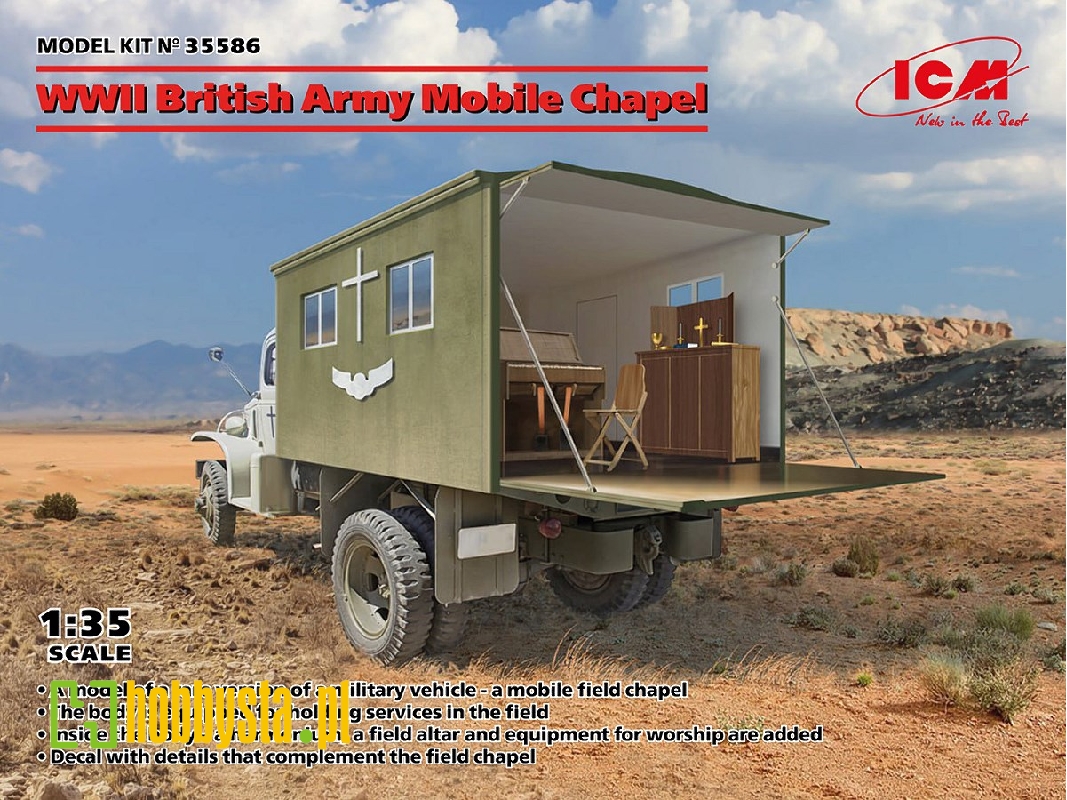 WWII British Army Mobile Chapel - zdjęcie 1 WWII British Army Mobile Chapel - zdjęcie 1