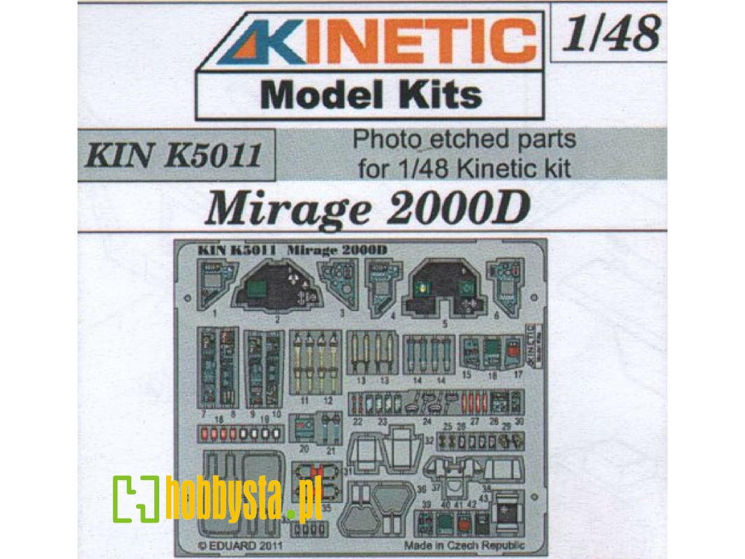 Dassault Mirage 2000 D (Designed To Be Used With Kinetic Model Kits) - zdjęcie 1 Dassault Mirage 2000 D (Designed To Be Used With Kinetic Model Kits) - zdjęcie 1