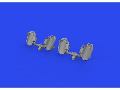 Bf 109E rudder pedals early PRINT 1/32 - zdjęcie 1