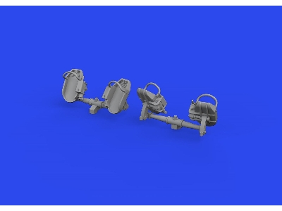 Bf 109E rudder pedals early PRINT 1/32 - zdjęcie 2