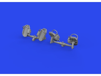 Bf 109E rudder pedals early PRINT 1/32 - zdjęcie 5