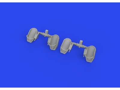 Bf 109E rudder pedals early PRINT 1/32 - zdjęcie 7