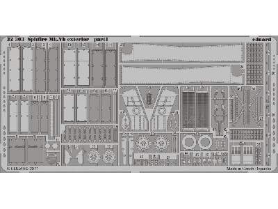  Spitfire Mk. Vb exterior 1/32 - Hobby Boss - blaszki - zdjęcie 2