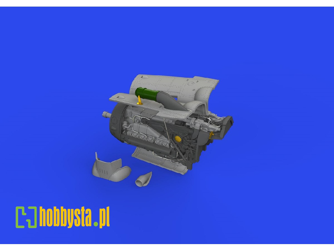 Bf 109G-6 engine PRINT 1/72 - EDUARD - zdjęcie 1