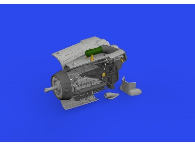 Bf 109G-6 engine PRINT 1/72 - EDUARD - zdjęcie 2