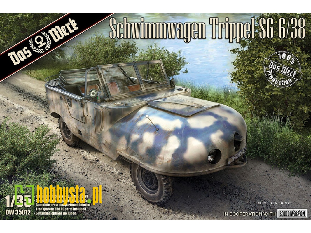 Schwimmwagen Trippel Sg 6/38 - zdjęcie 1 Schwimmwagen Trippel Sg 6/38 - zdjęcie 1