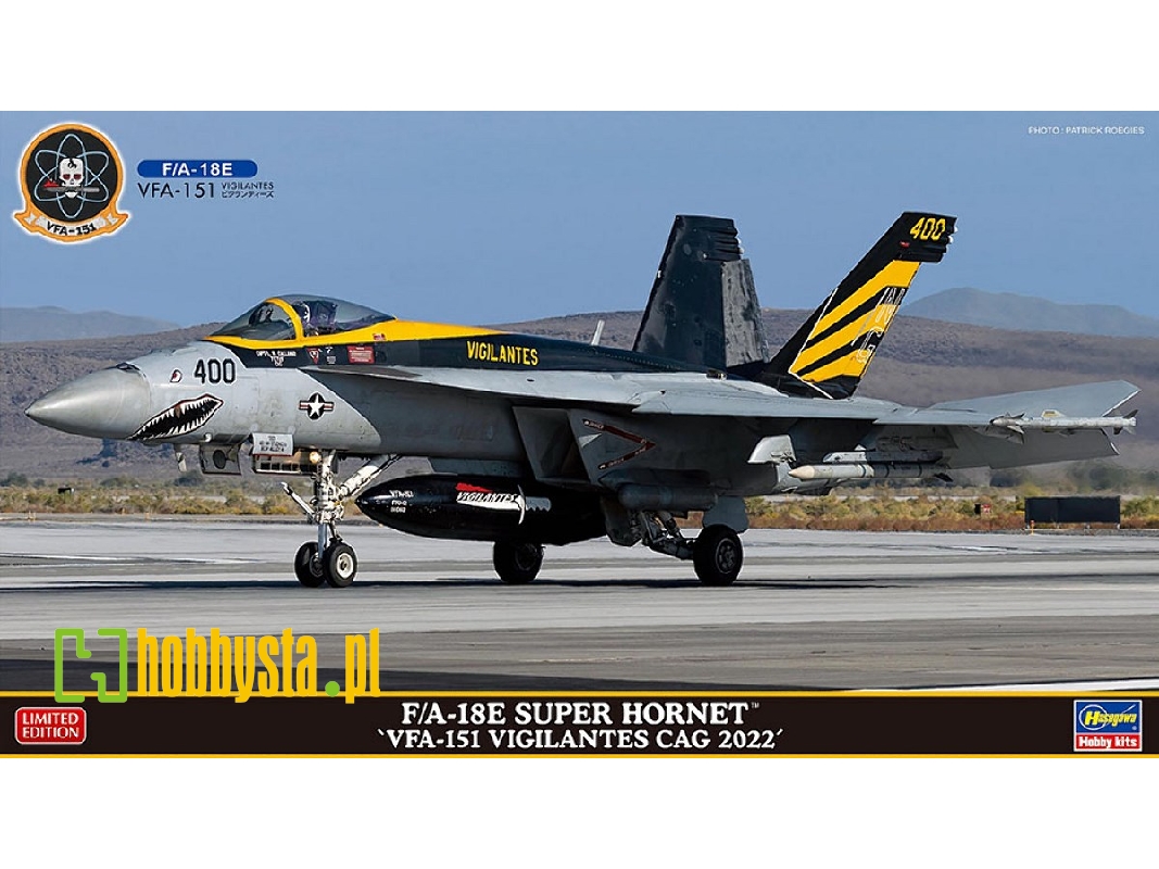 Boeing F/A-18 E Super Hornet - Vfa-151 Vigilantes Cag 2022 - zdjęcie 1 Boeing F/A-18 E Super Hornet - Vfa-151 Vigilantes Cag 2022 - zdjęcie 1