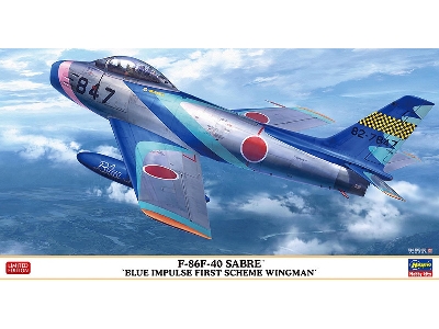 North American F-86f-40 Sabre - Blue Impulse First Scheme Wingman - zdjęcie 1