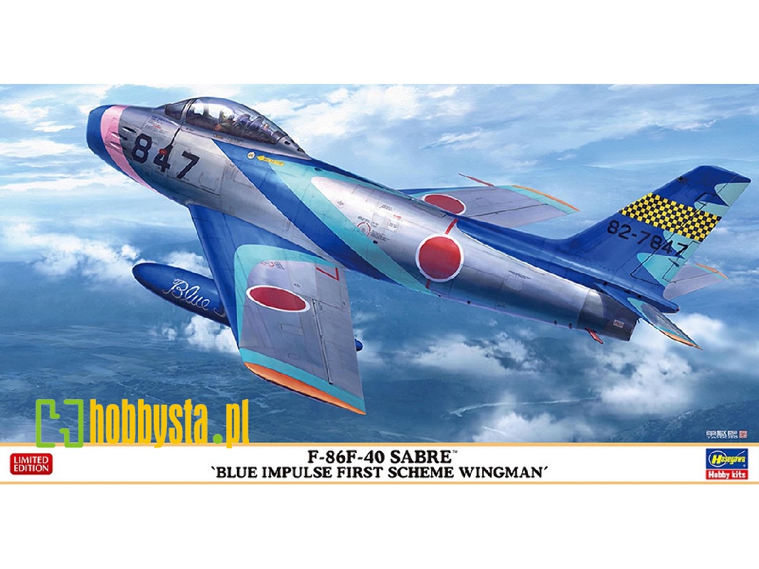 North American F-86f-40 Sabre - Blue Impulse First Scheme Wingman - zdjęcie 1 North American F-86f-40 Sabre - Blue Impulse First Scheme Wingman - zdjęcie 1