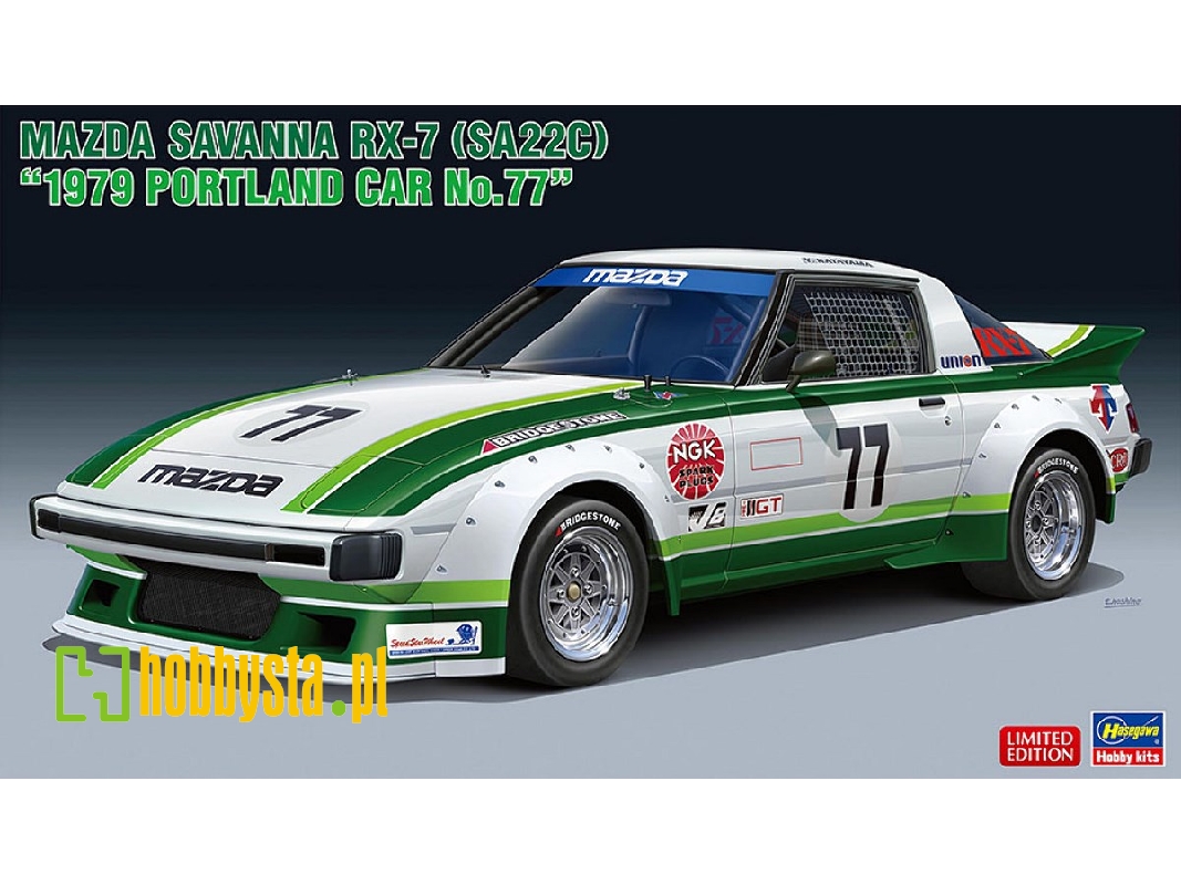 Mazda Savanna Rx-7 (Sa22c) 1979 Portland Car No.77 - zdjęcie 1 Mazda Savanna Rx-7 (Sa22c) 1979 Portland Car No.77 - zdjęcie 1